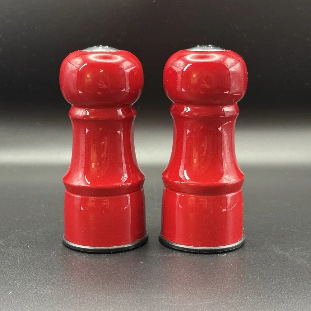 🧂🔥Trudeau Maison Red Salt‎ & Pepper Shaker Set | MCM Table Decor